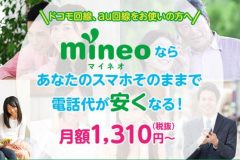 mineoの料金プランや通信速度は?キャンペーンや評判も紹介!