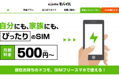 格安SIMのエキサイトモバイルの評判はどうなの?料金や申込方法は?