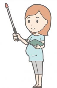 妊婦イラスト注目 (1)