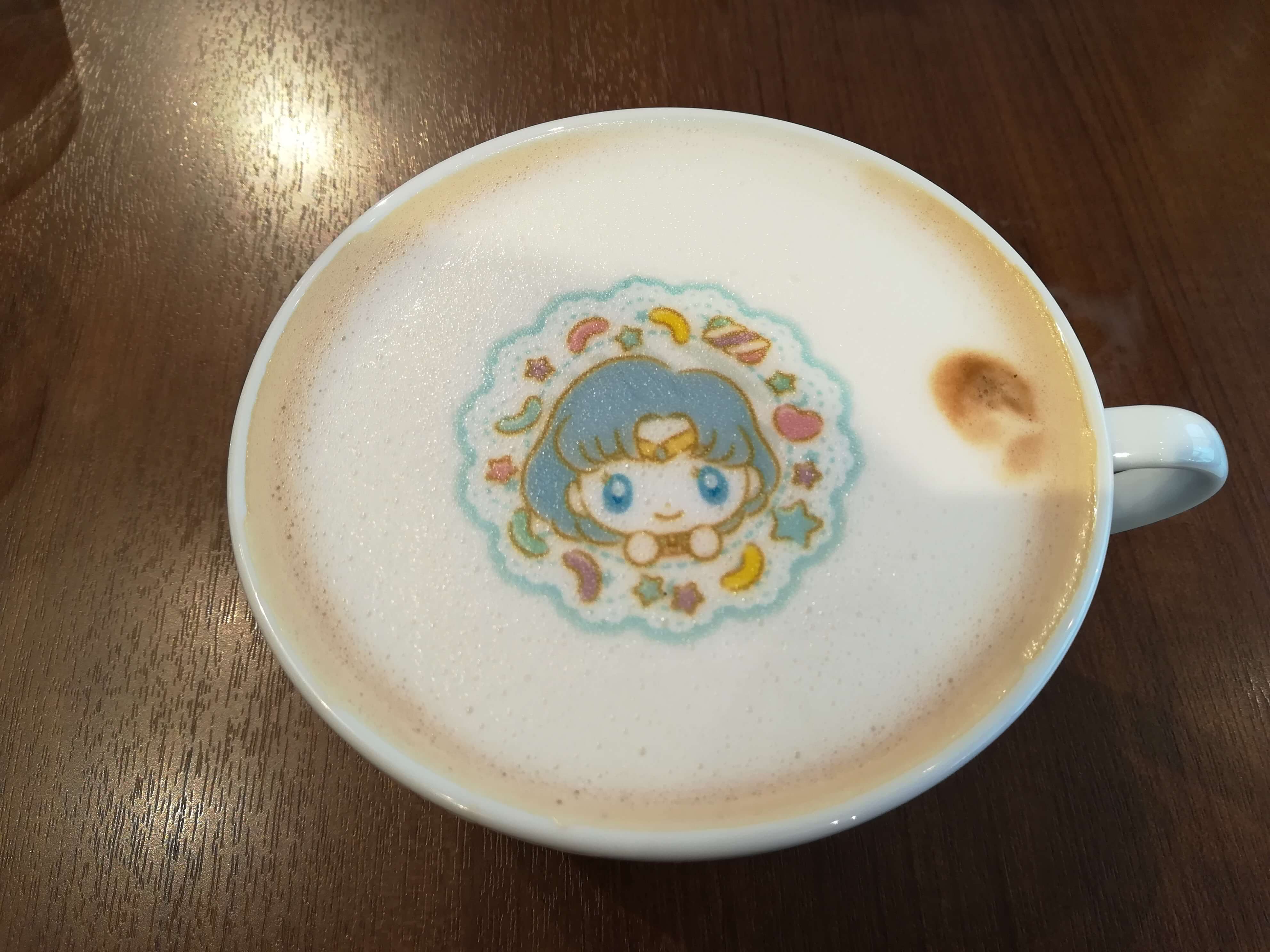 セーラームーン×マイメロディHOTラテ